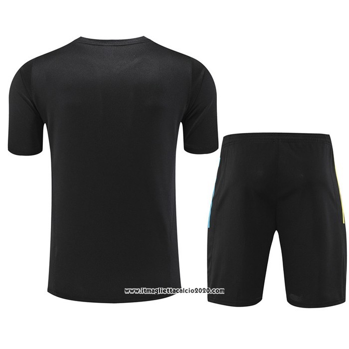 Tuta da Track Arsenal Manica Corta 2023 2024 Nero - Pantalon Corto